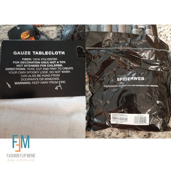 New! Halloween / Goth Décor and Makeup 8 Piece Bundle - Picture 4 of 5